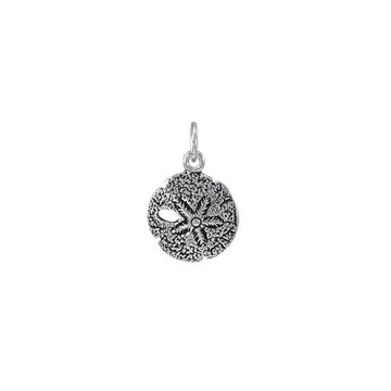 Tokens of the shore ~ Sterling Silver Jewelry Sand Dollar Charm TC216 - Jewelry
